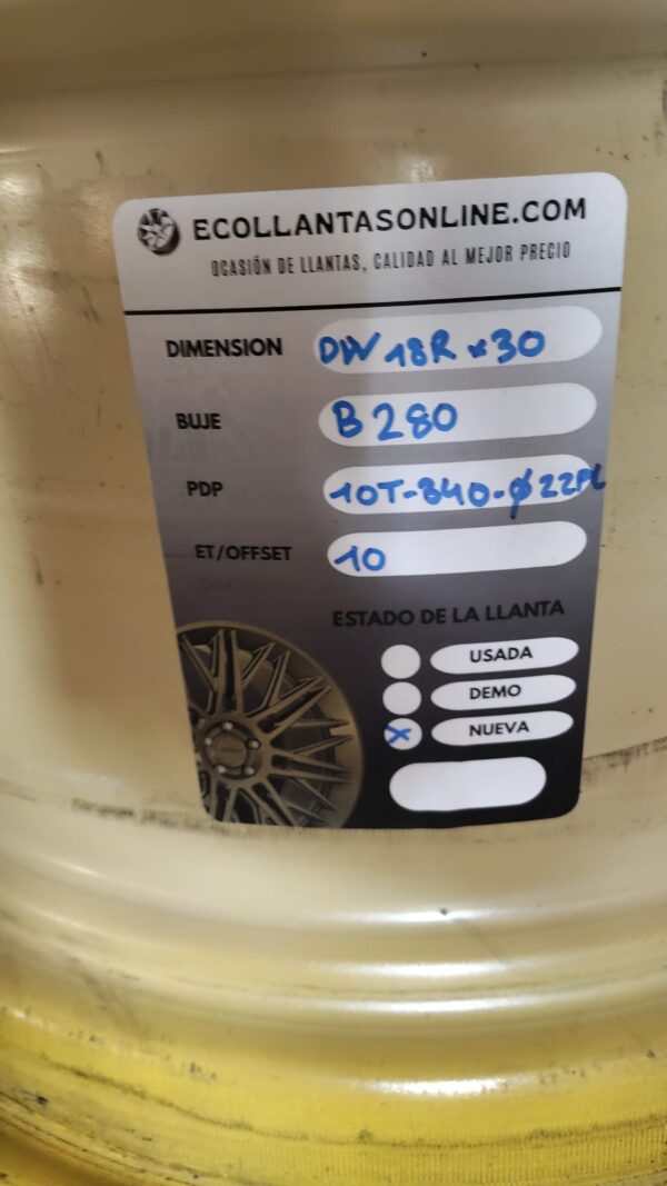 LLANTA DW18R X 30
