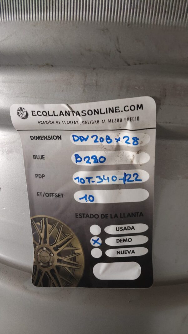 LLANTA DW20B X 28